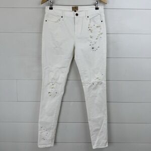 DRIFTWOOD BEAU BEADED JEANS WHITE Distressed‎ Women 27